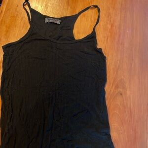 Michael Stars black ribbed tank